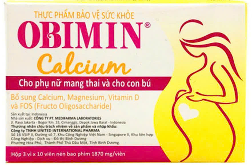Hộp sản phẩm canxi hữu cơ